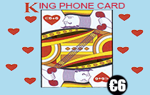 King Phonecard €6 + €6